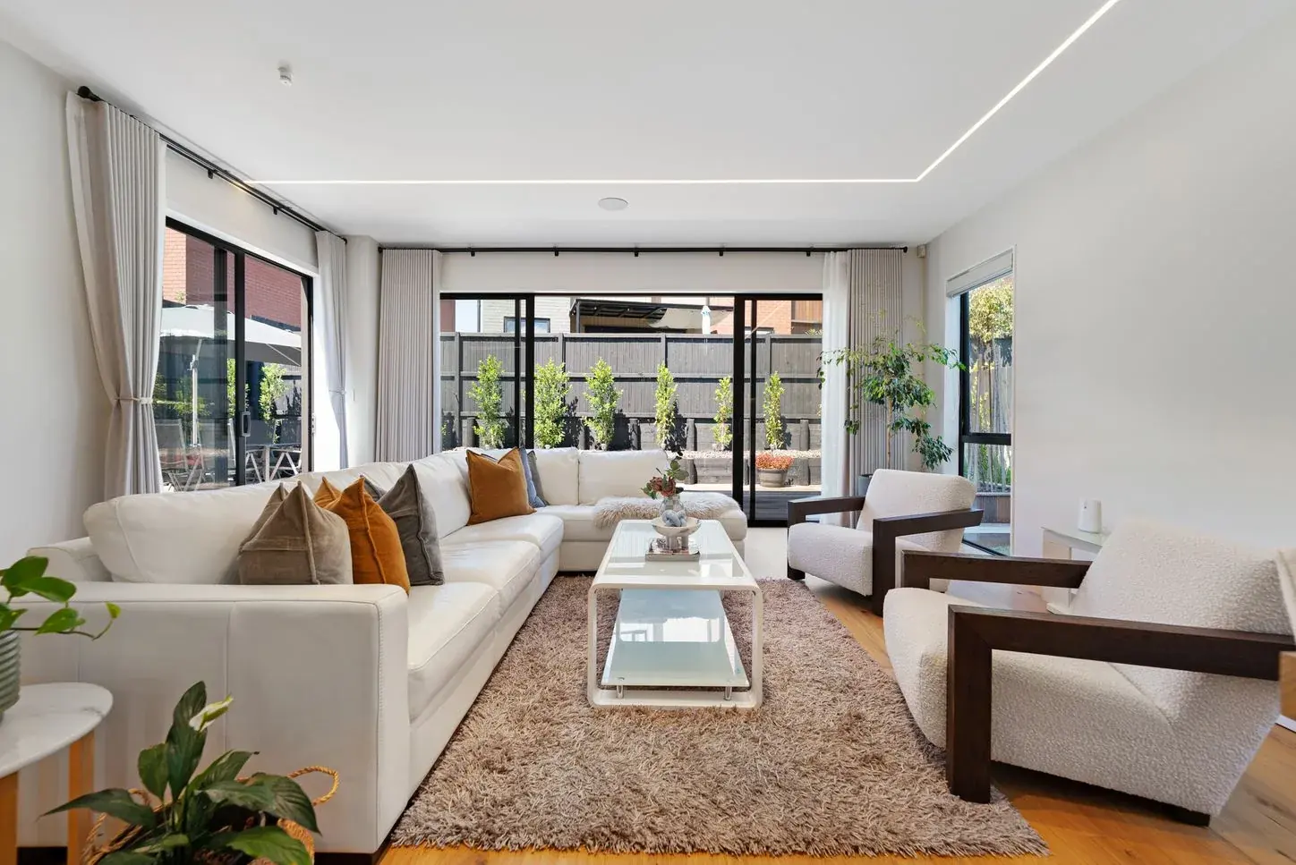 Living room at 2 Pukeko Road, Hobsonville, Auckland
